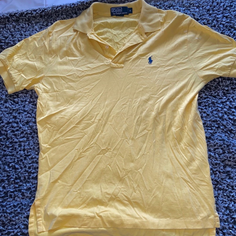 Mens collard tshirt ralph lauren